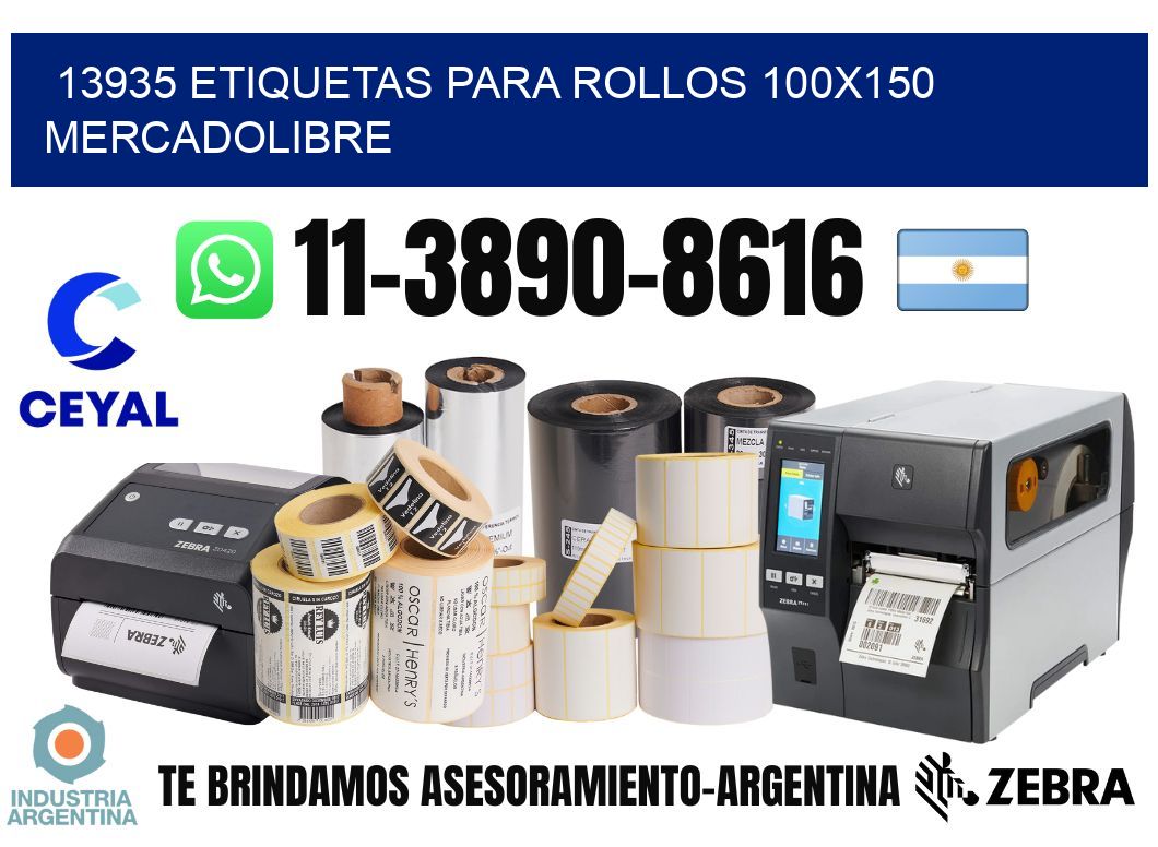 13935 etiquetas para rollos 100x150 mercadolibre
