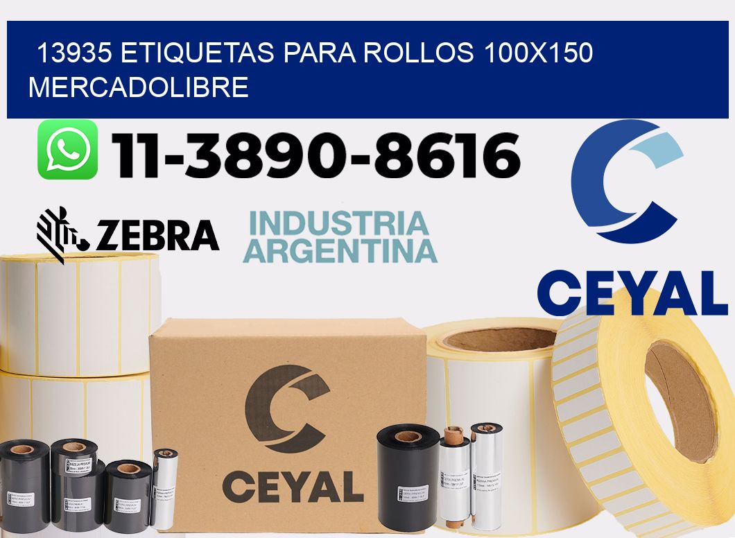 13935 etiquetas para rollos 100x150 mercadolibre