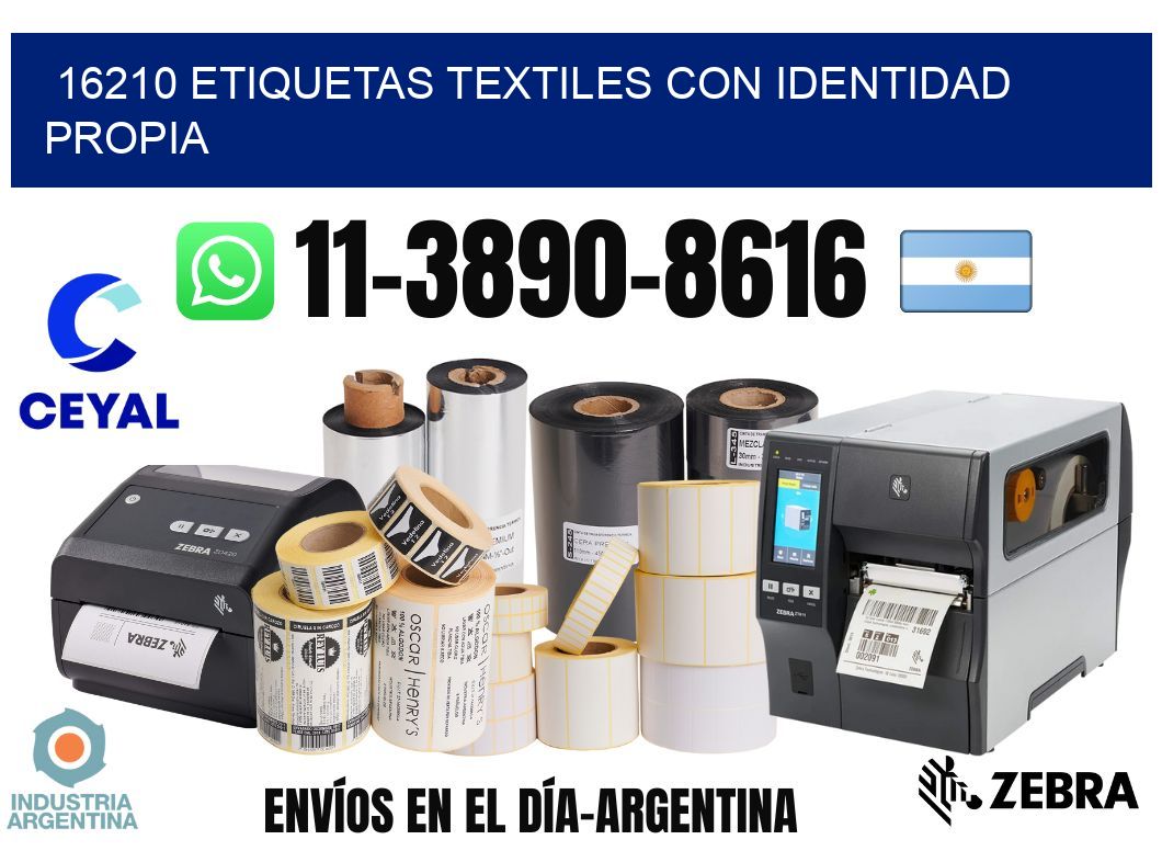 16210 Etiquetas textiles con identidad propia