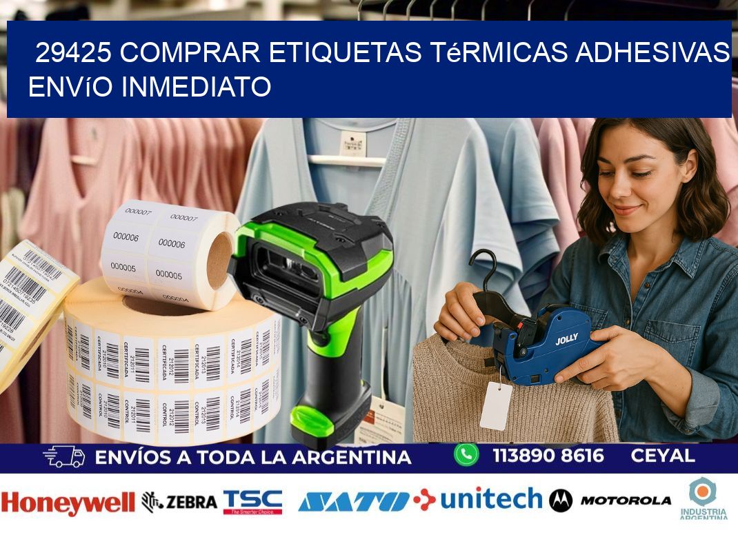 29425 comprar etiquetas térmicas adhesivas envío inmediato