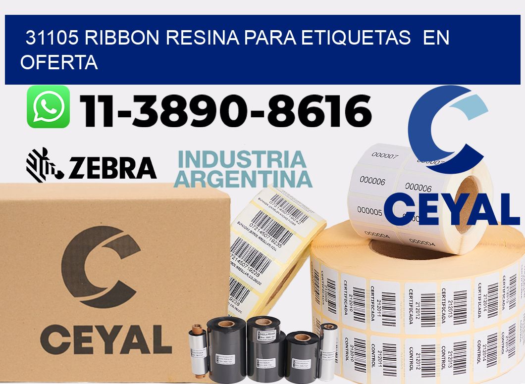 31105 ribbon resina para etiquetas  en oferta