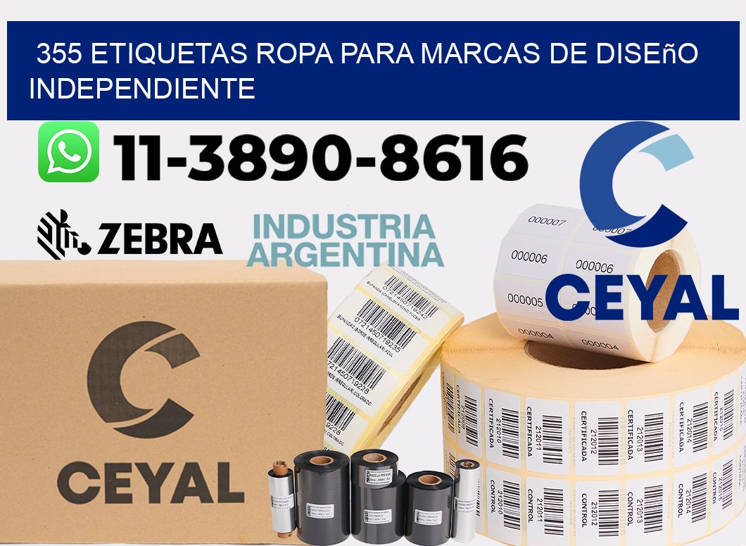 355 Etiquetas ropa para marcas de diseño independiente