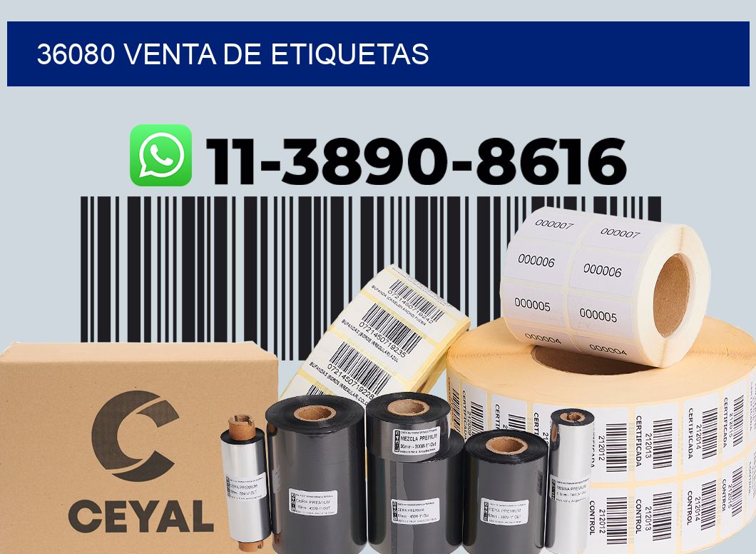 36080 venta de etiquetas