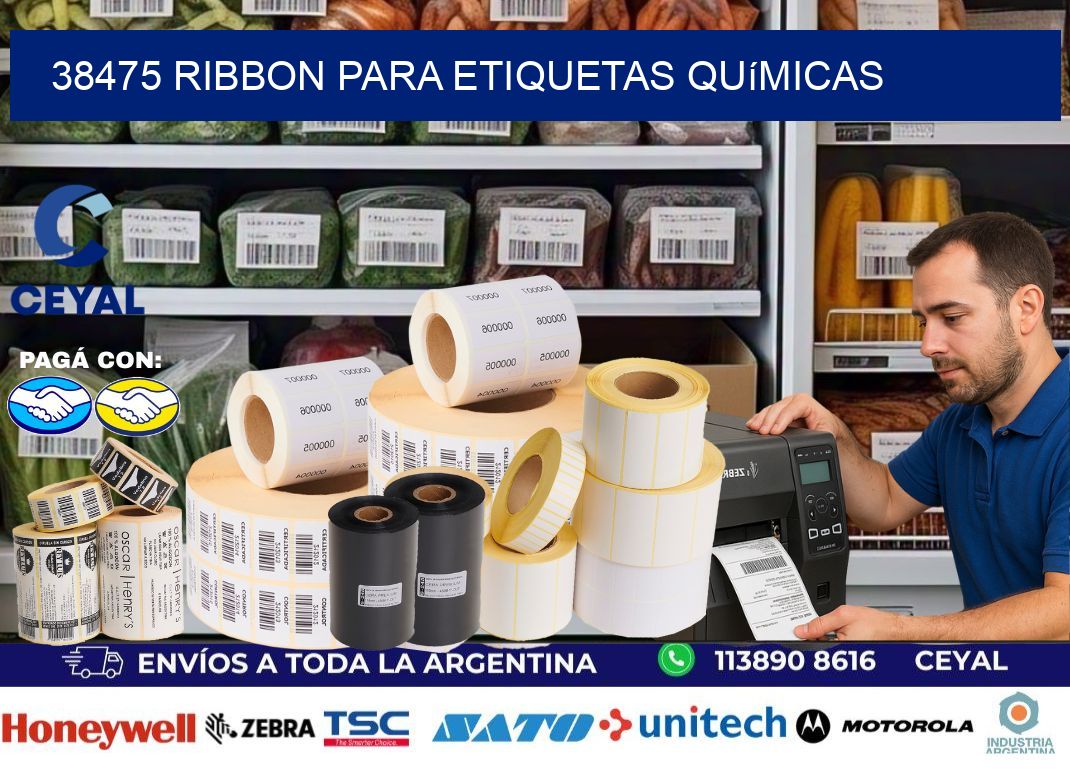 38475 ribbon para etiquetas químicas