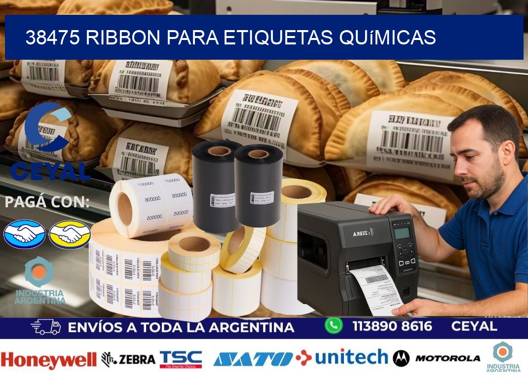 38475 ribbon para etiquetas químicas