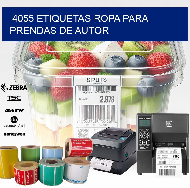 4055 Etiquetas ropa para prendas de autor