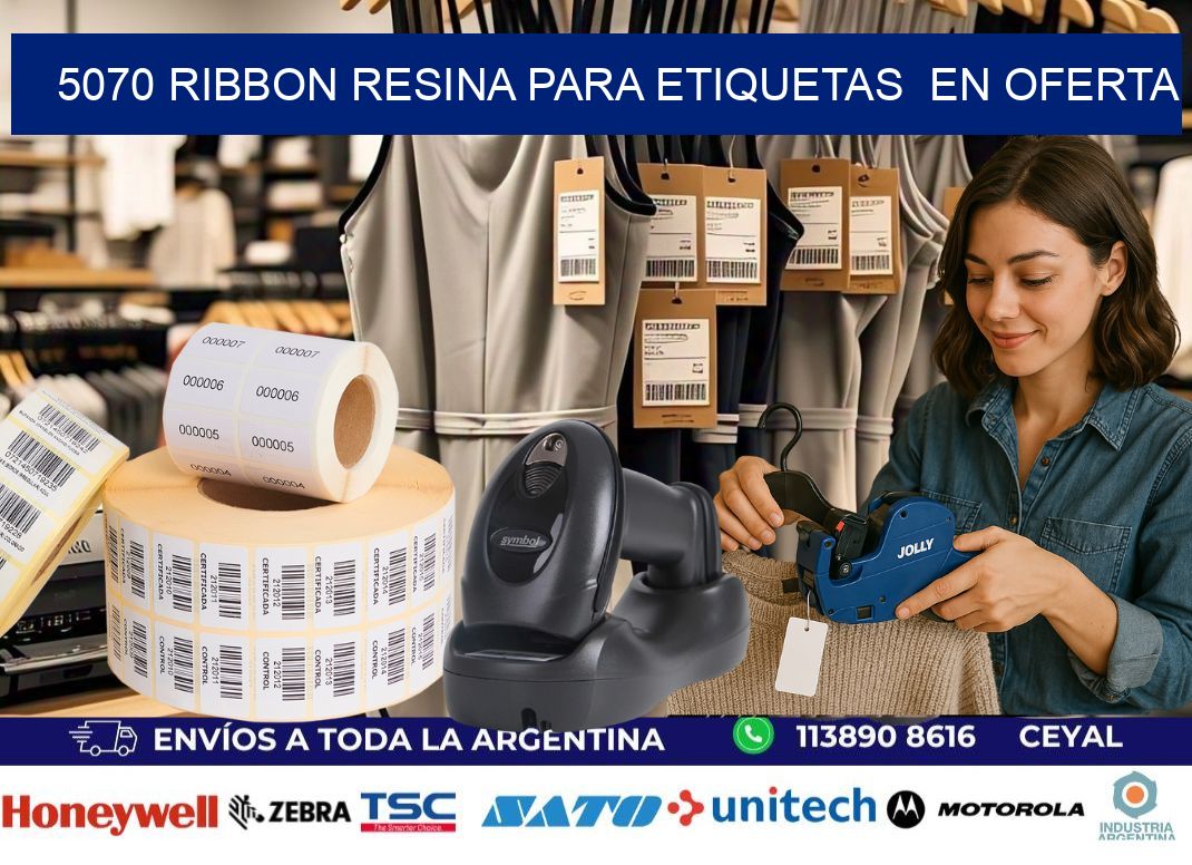 5070 ribbon resina para etiquetas  en oferta
