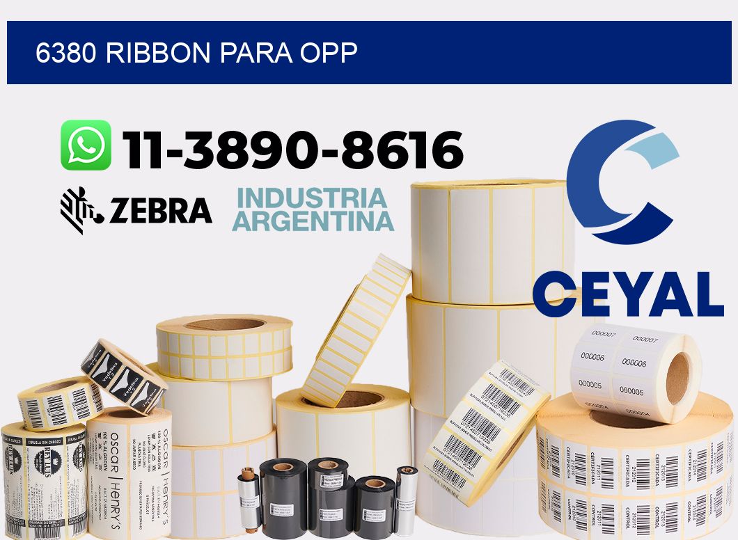 6380 ribbon para opp
