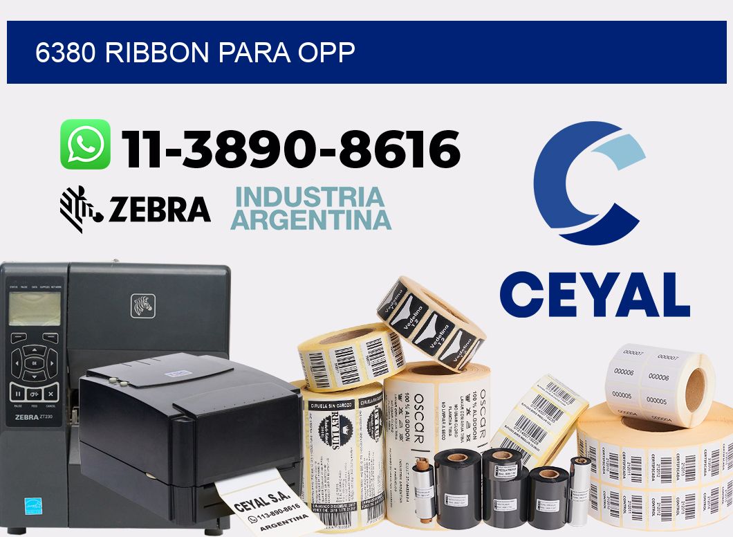6380 ribbon para opp