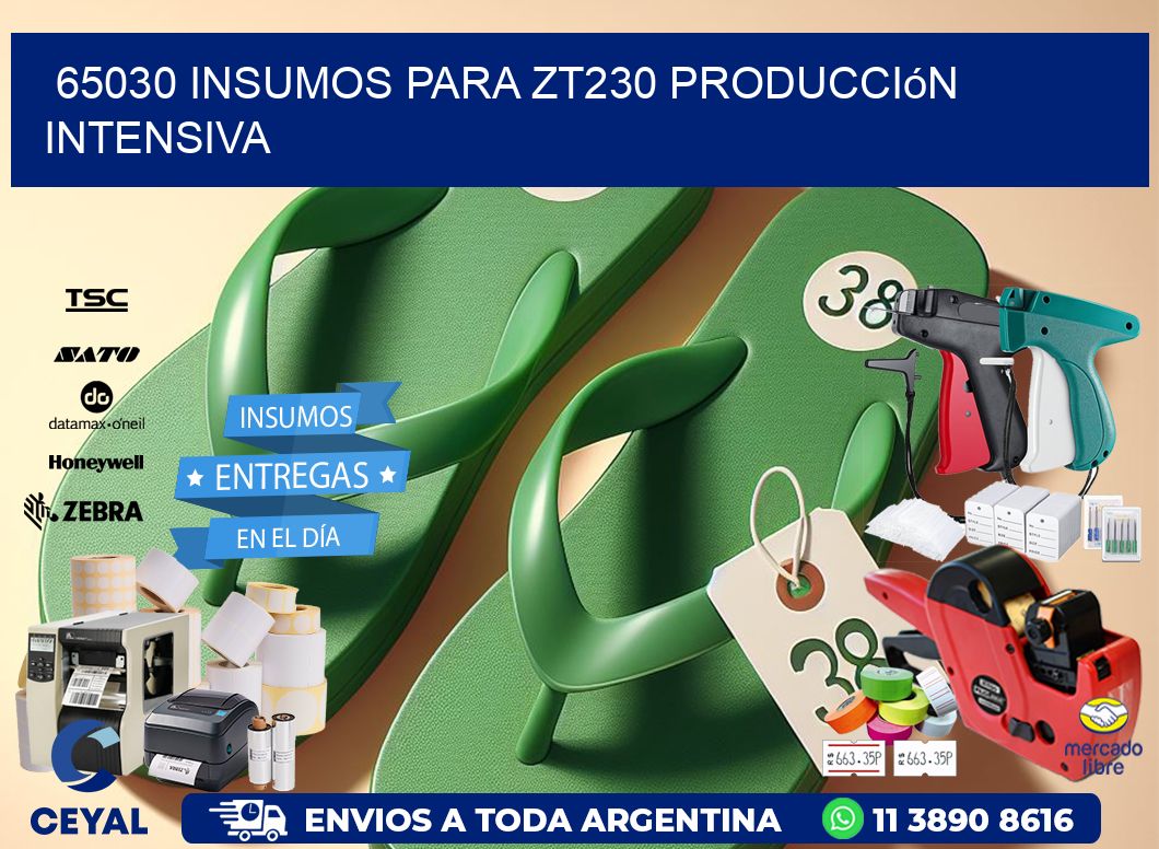 65030 insumos para zt230 producción intensiva