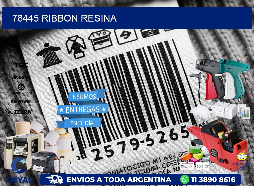 78445 ribbon resina