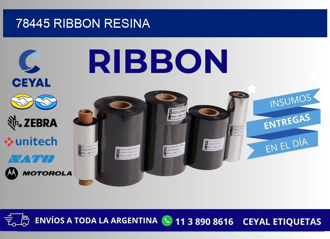 78445 ribbon resina