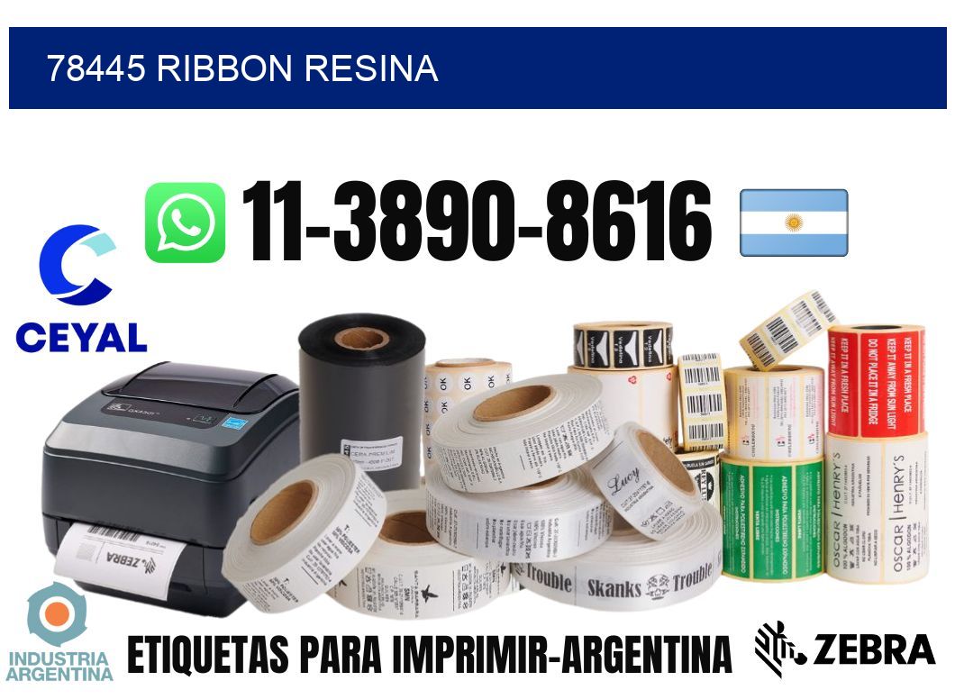 78445 ribbon resina