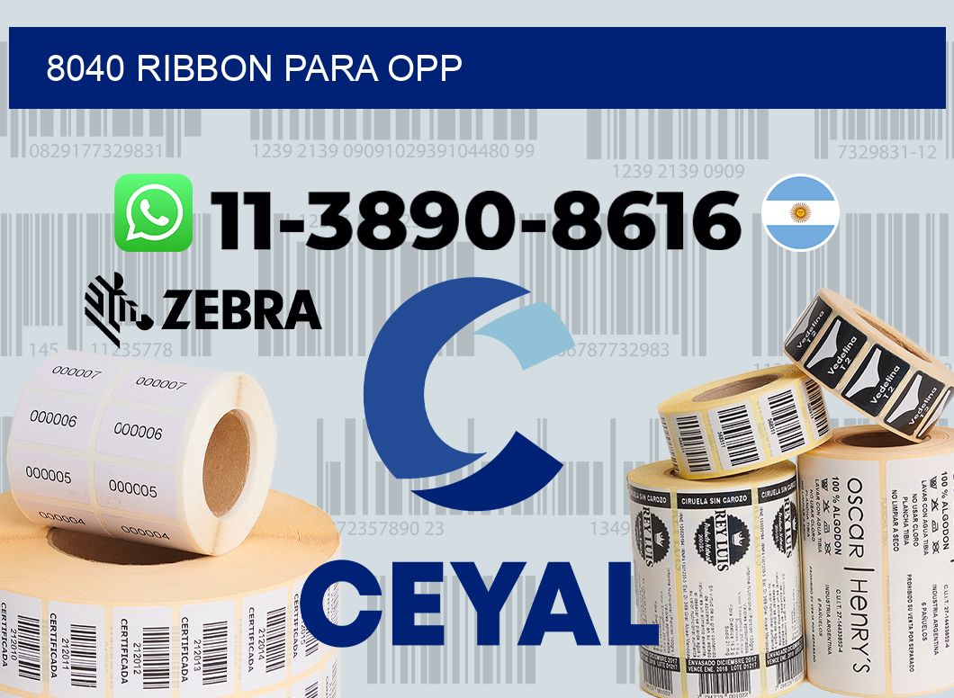 8040 ribbon para opp