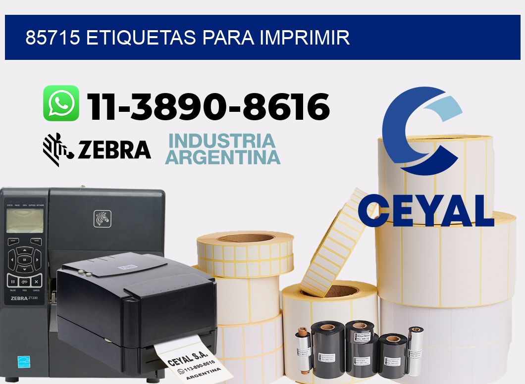 85715 etiquetas para imprimir