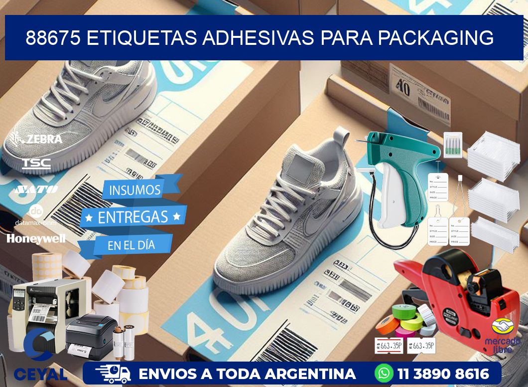 88675 etiquetas adhesivas para packaging