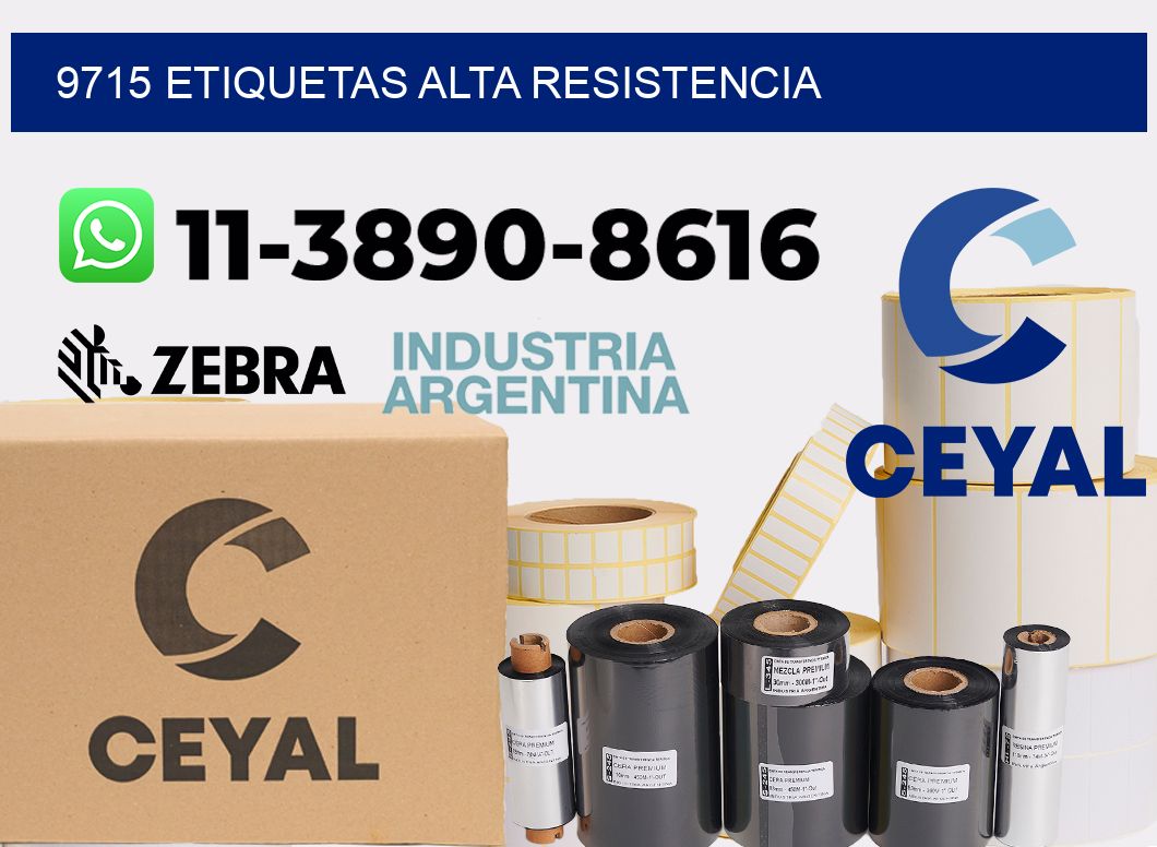 9715 etiquetas alta resistencia