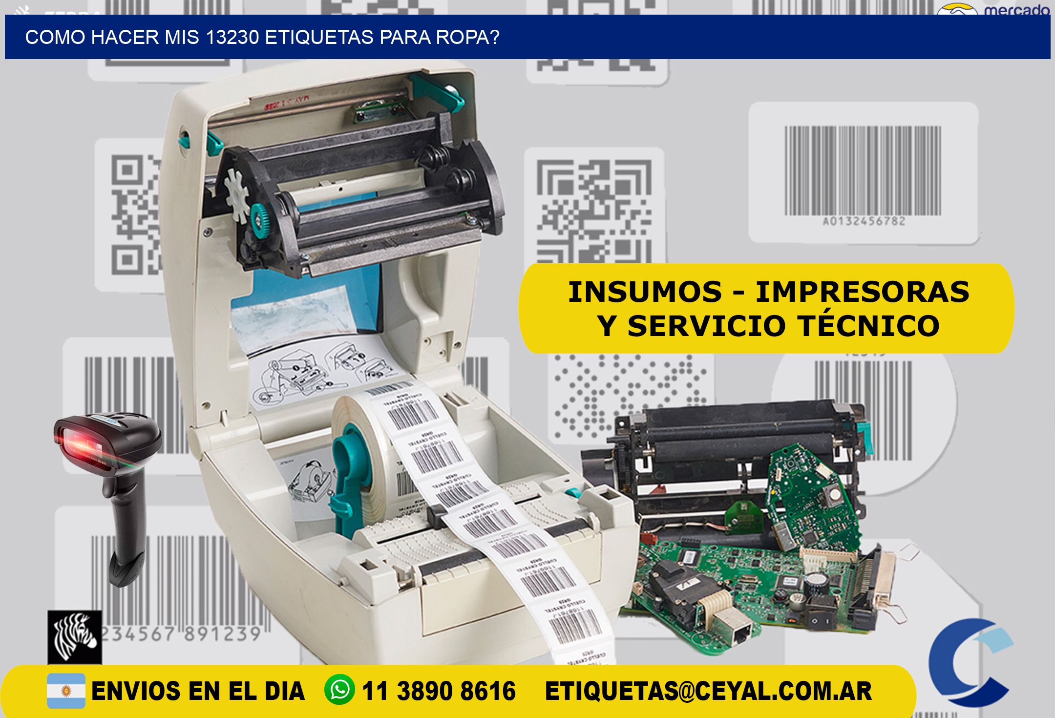 como hacer mis 13230 etiquetas para ropa?