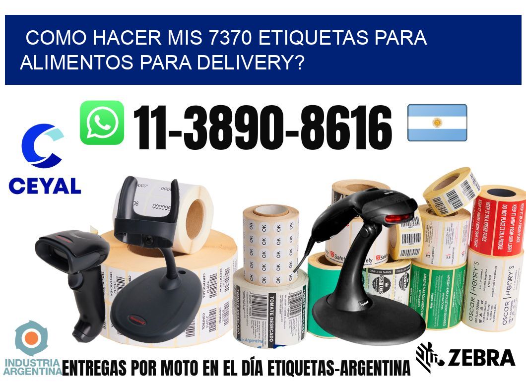 como hacer mis 7370 etiquetas para alimentos para delivery?