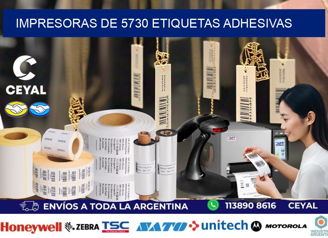 impresoras de 5730 etiquetas adhesivas