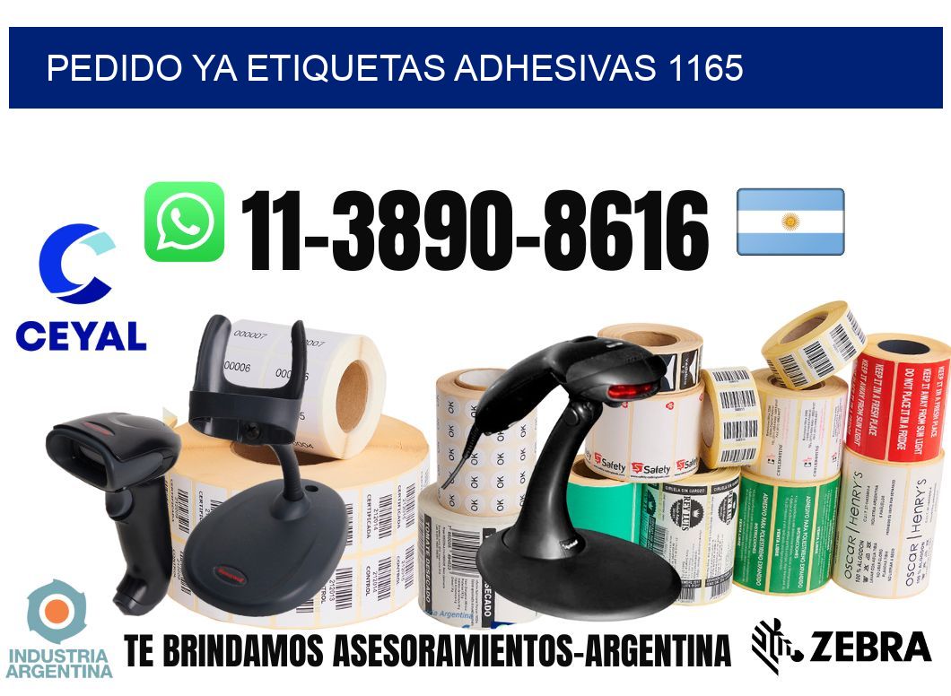 pedido ya etiquetas adhesivas 1165
