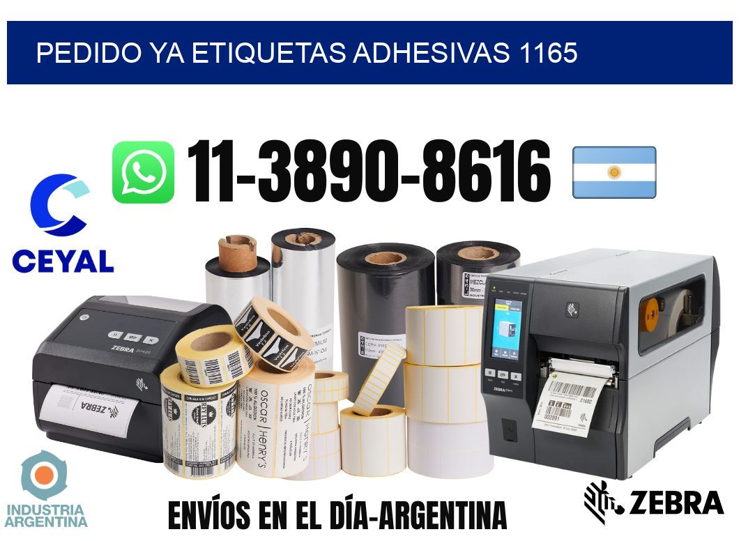 pedido ya etiquetas adhesivas 1165
