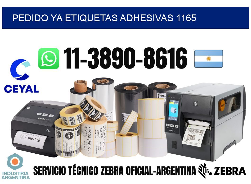 pedido ya etiquetas adhesivas 1165