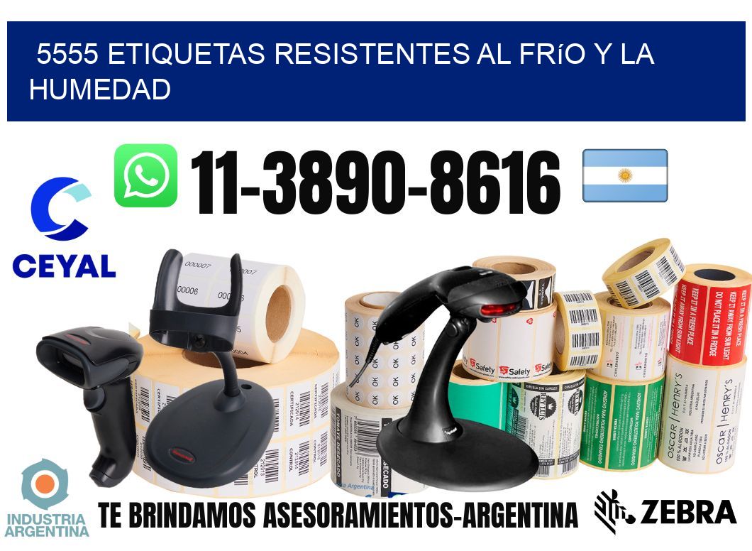 5555 Etiquetas resistentes al frío y la humedad