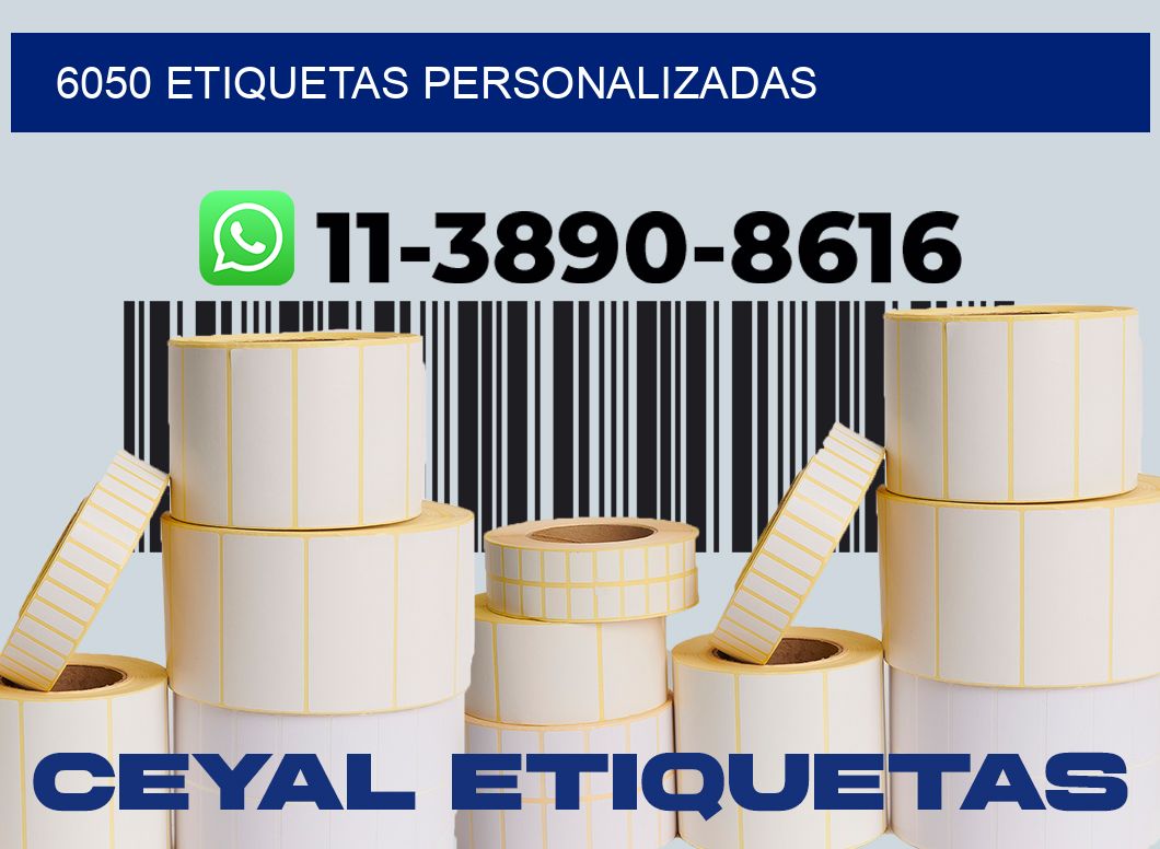6050 etiquetas personalizadas