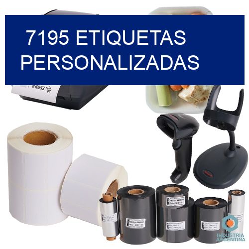 7195 etiquetas personalizadas