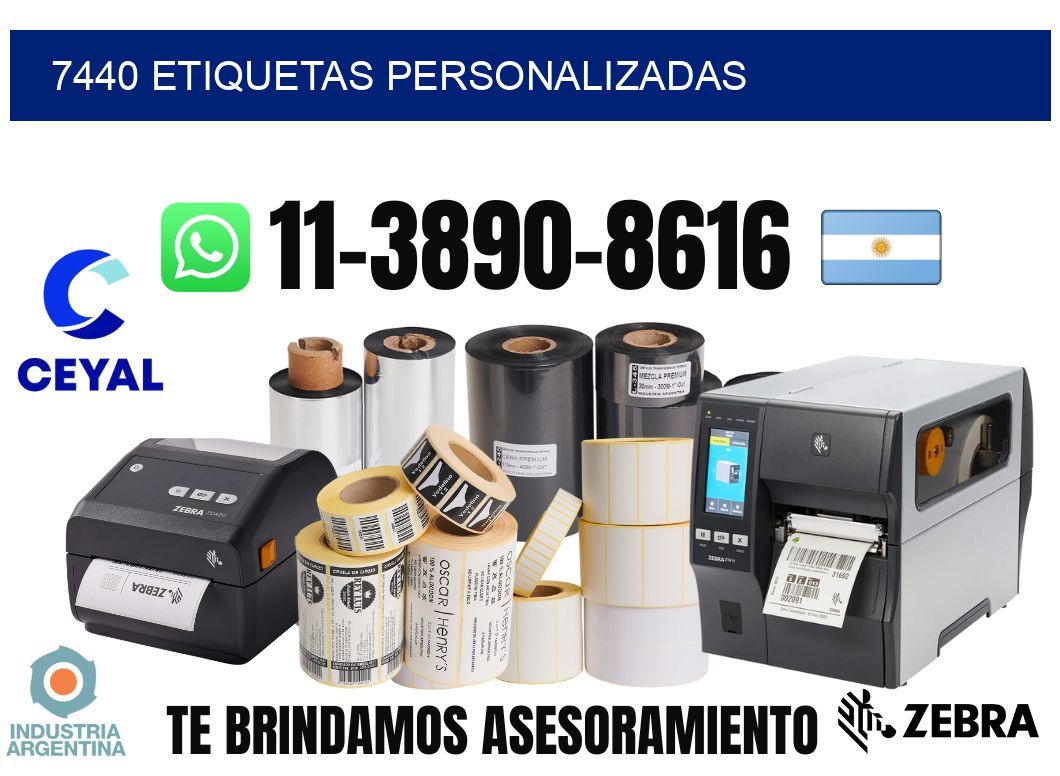 7440 etiquetas personalizadas