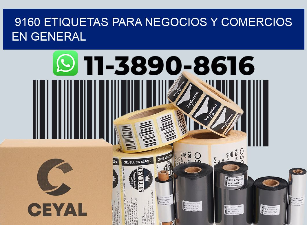9160 Etiquetas para negocios y comercios en general