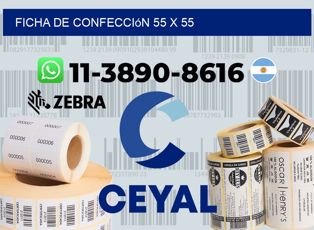 Ficha de confección 55 x 55