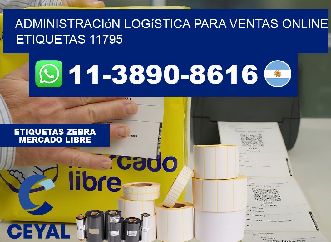 Administración logística para ventas online  etiquetas 11795
