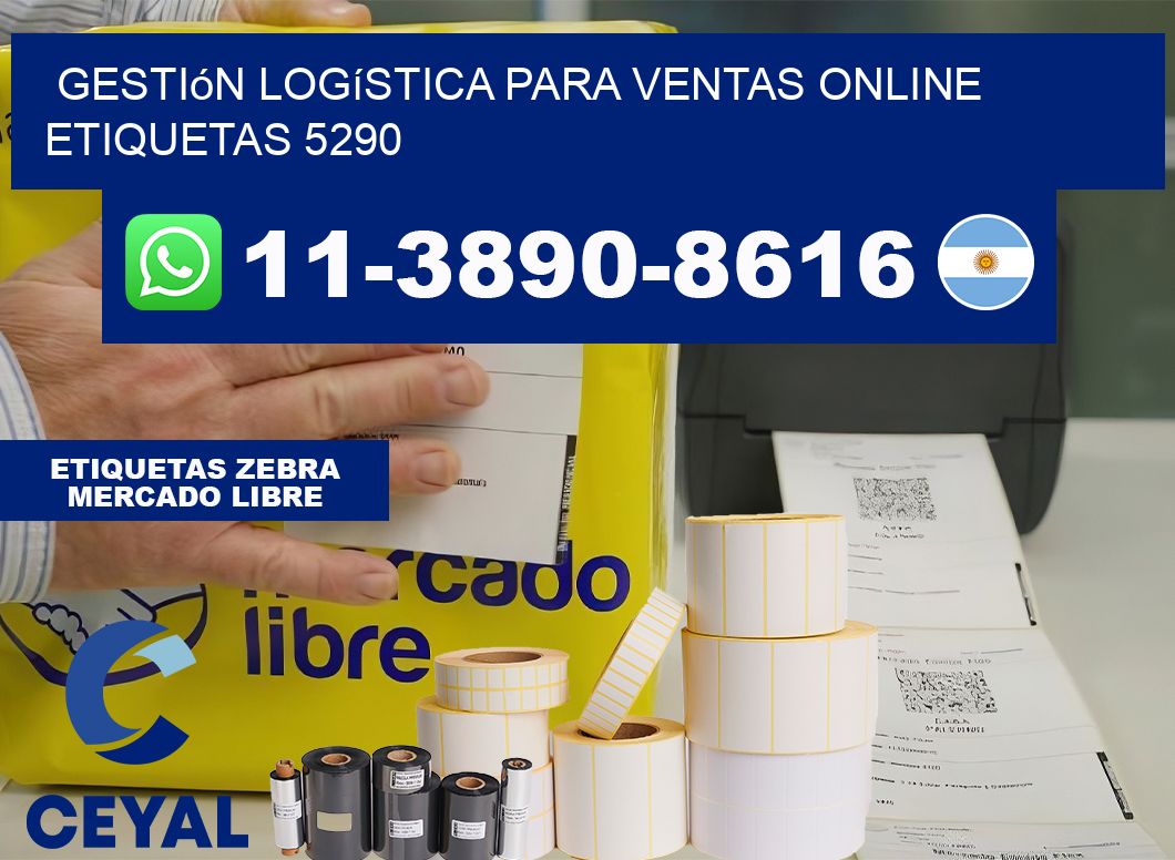 Gestión logística para ventas online  etiquetas 5290