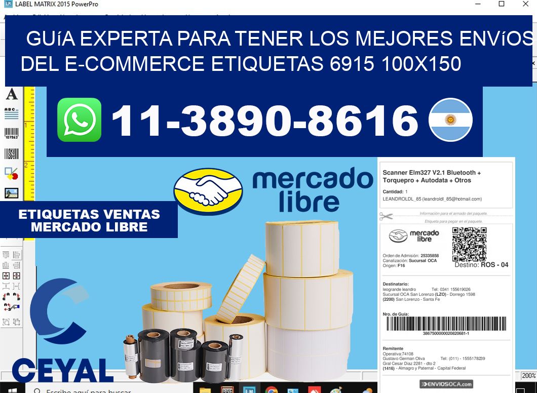 Guía experta para tener los mejores envíos del e-commerce etiquetas 6915 100x150