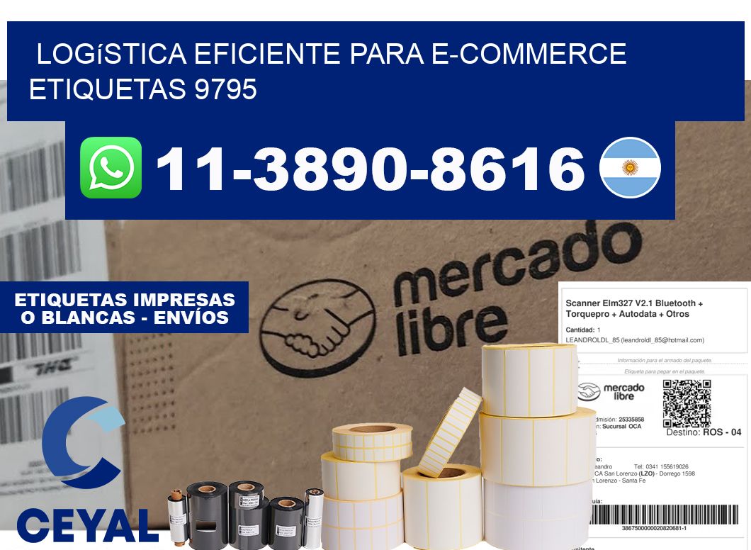 Logística eficiente para e-commerce  etiquetas 9795