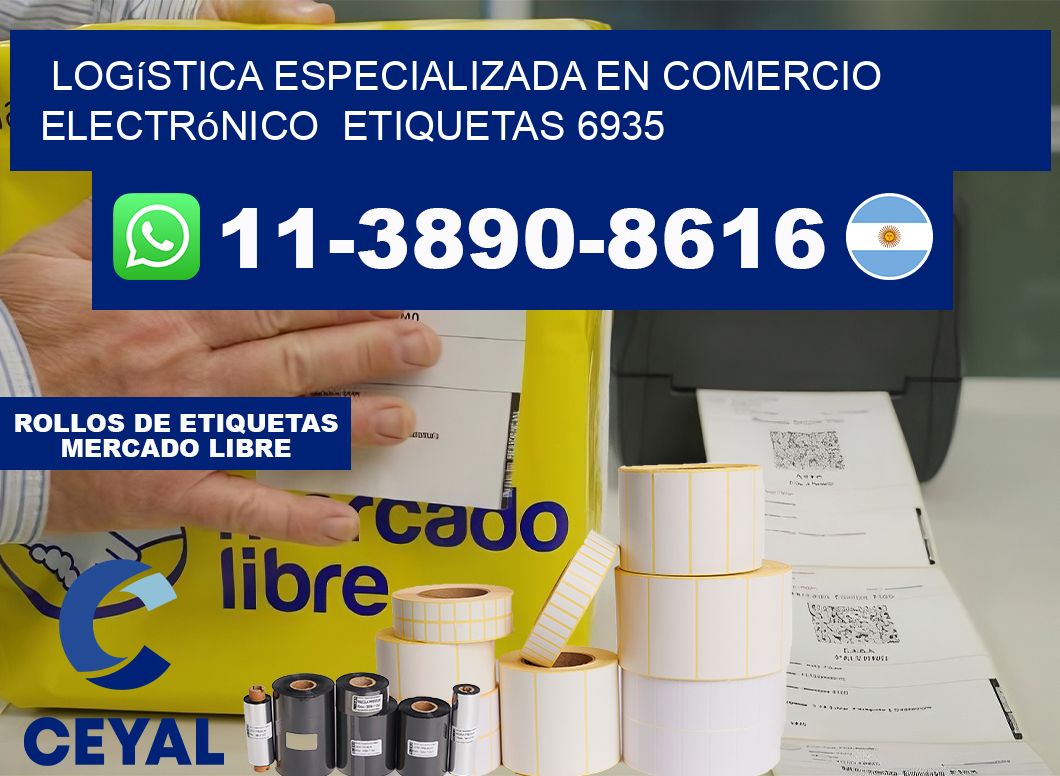 Logística especializada en comercio electrónico  etiquetas 6935
