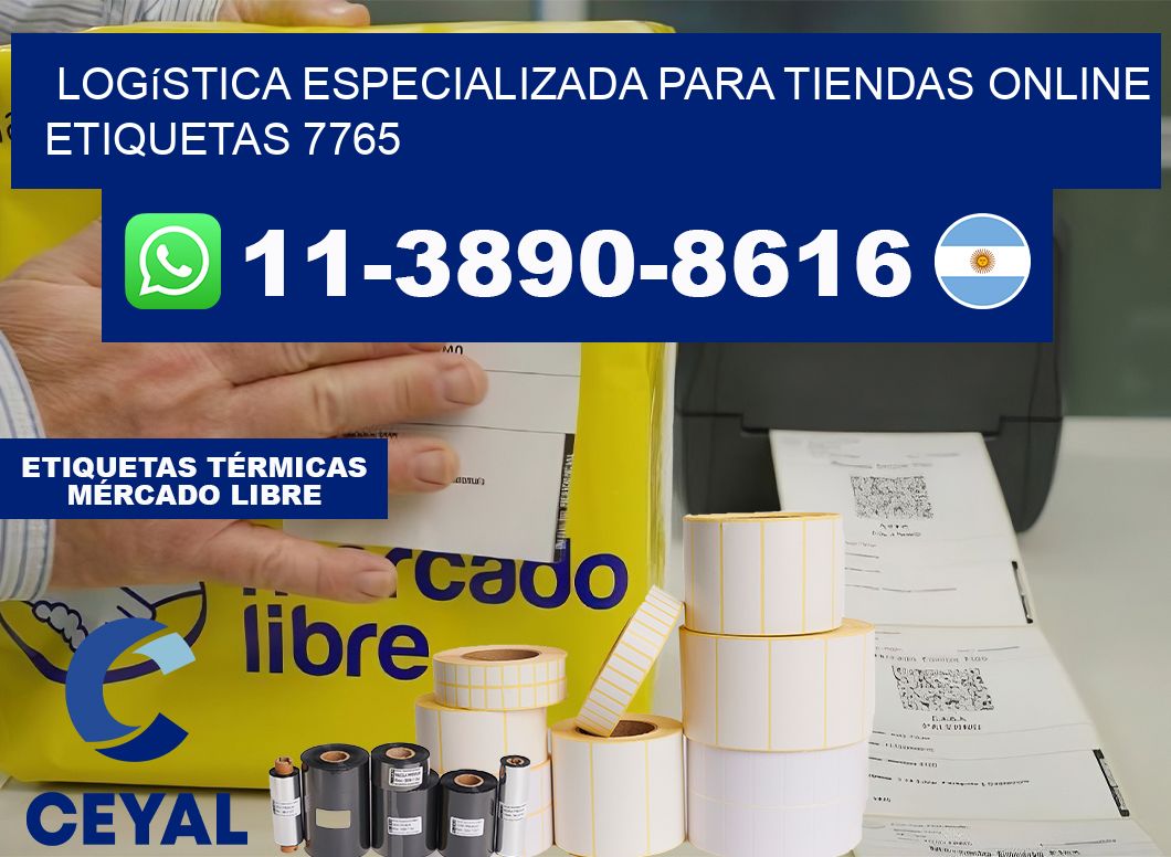 Logística especializada para tiendas online etiquetas 7765