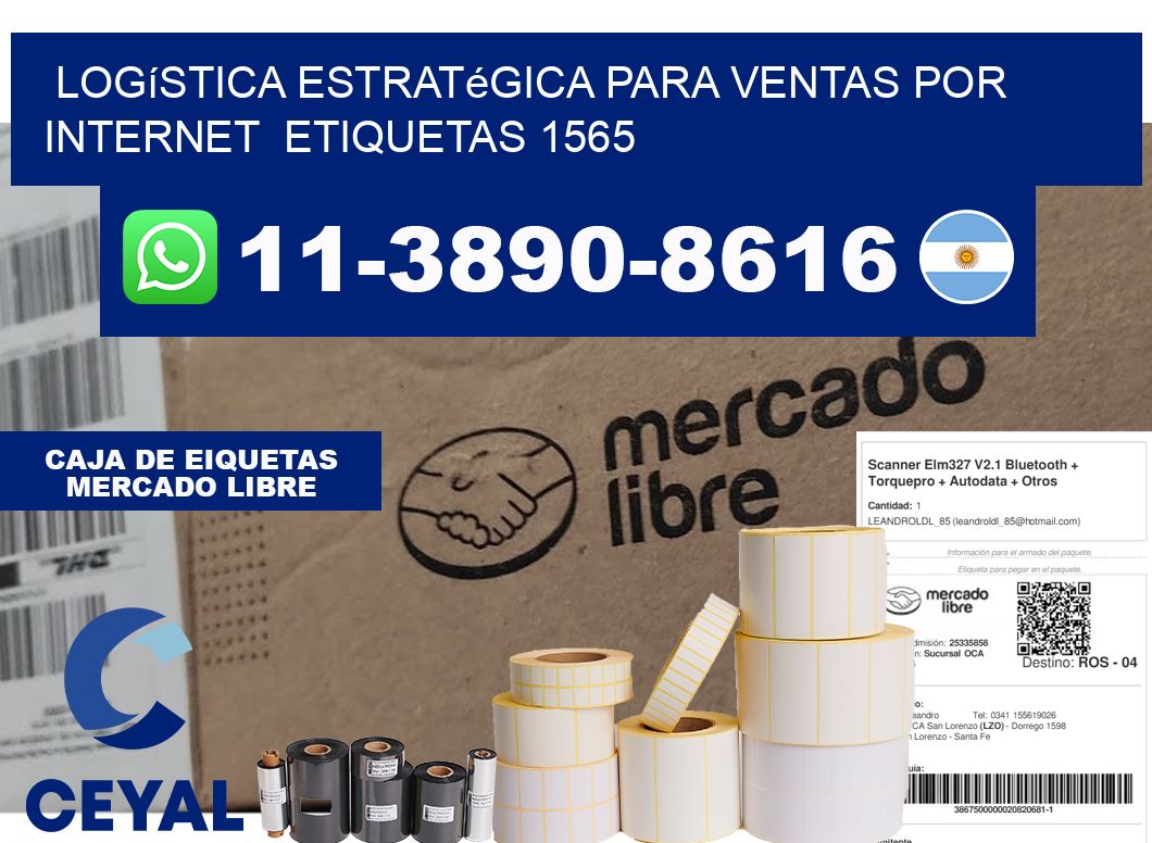 Logística estratégica para ventas por internet  etiquetas 1565