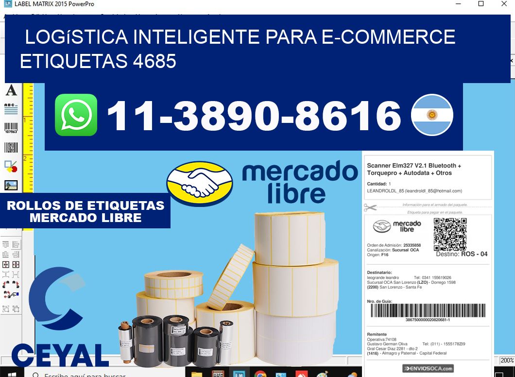Logística inteligente para e-commerce  etiquetas 4685