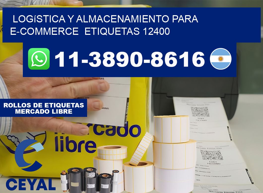 Logística y almacenamiento para e-commerce  etiquetas 12400