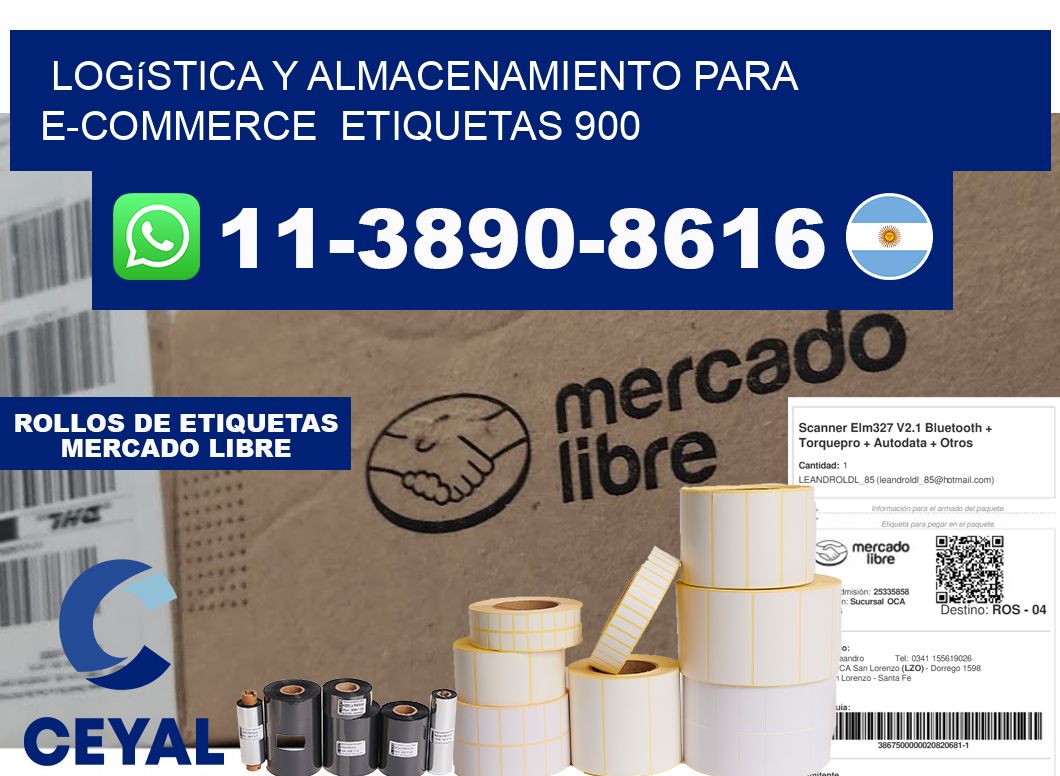 Logística y almacenamiento para e-commerce etiquetas 900
