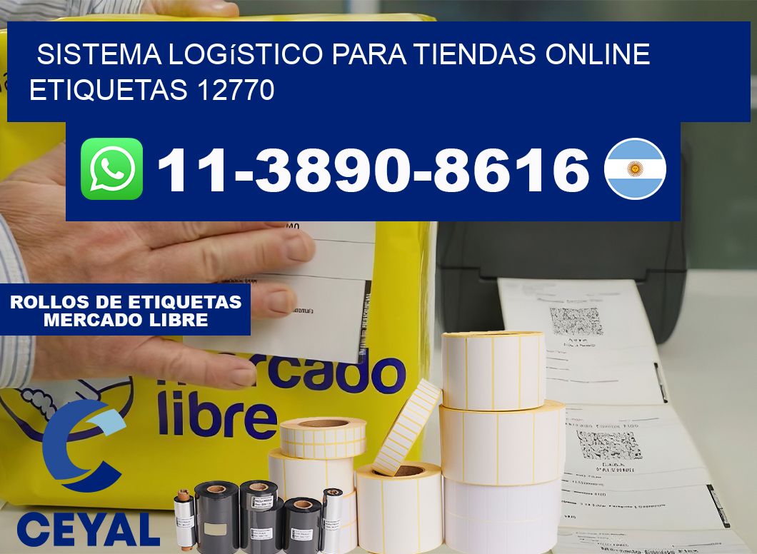 Sistema logístico para tiendas online  etiquetas 12770