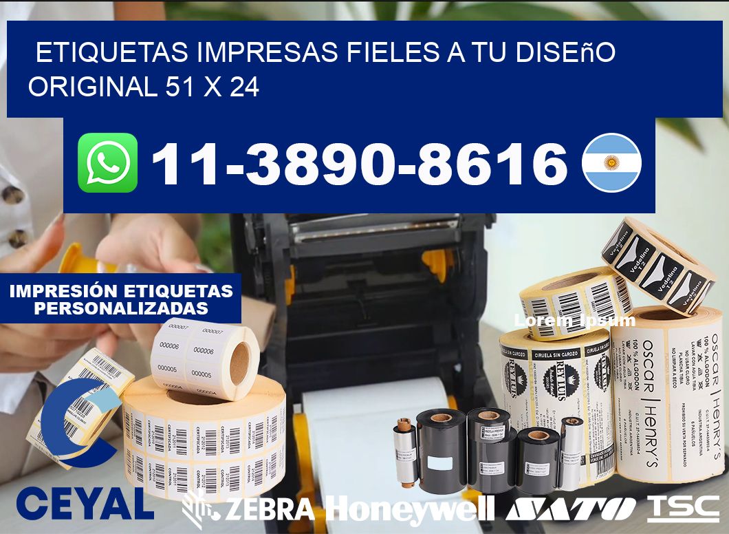 etiquetas impresas fieles a tu diseño original 51 x 24