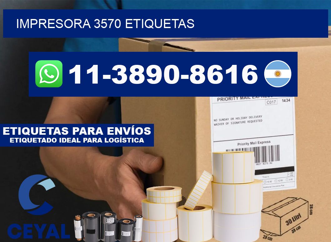impresora 3570 etiquetas