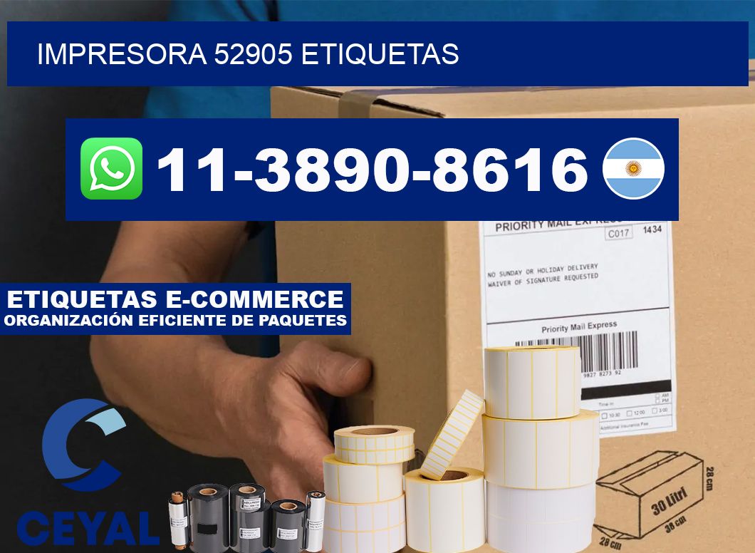 impresora 52905 etiquetas