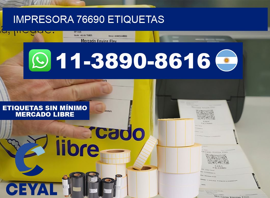 impresora 76690 etiquetas