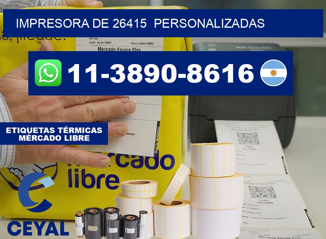 impresora de 26415  personalizadas