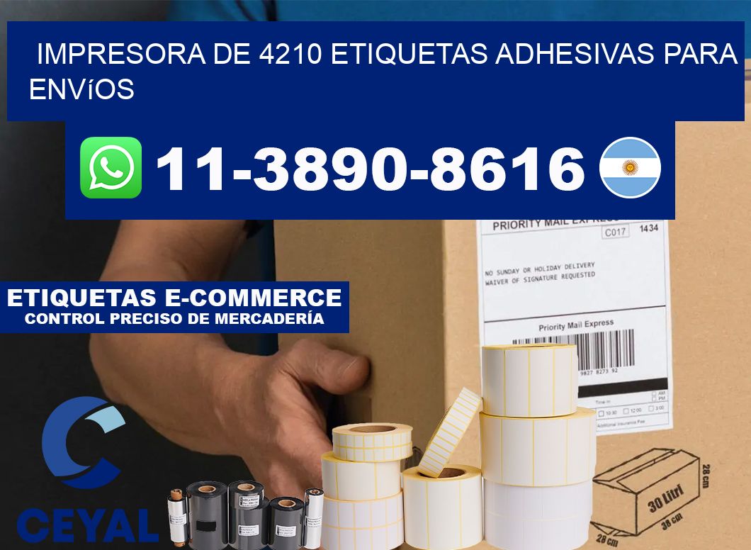 impresora de 4210 etiquetas adhesivas para envíos